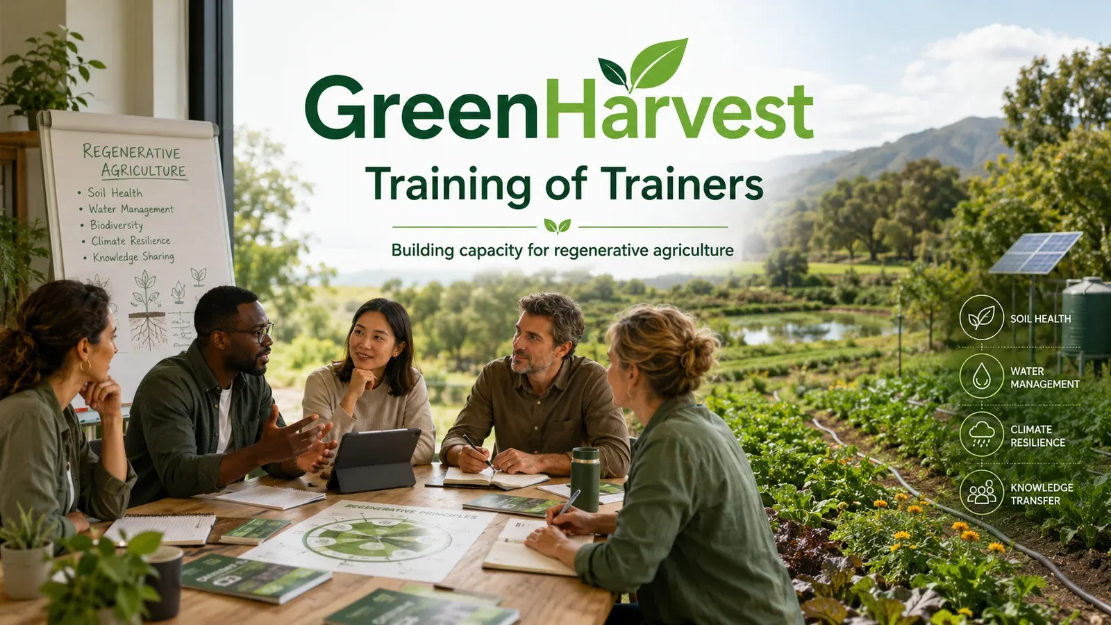 GreenHarvest visual on the role of Training of Trainers